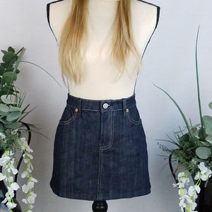 NEW!! Sarah Jessica Parker Bitten Demin Skirt